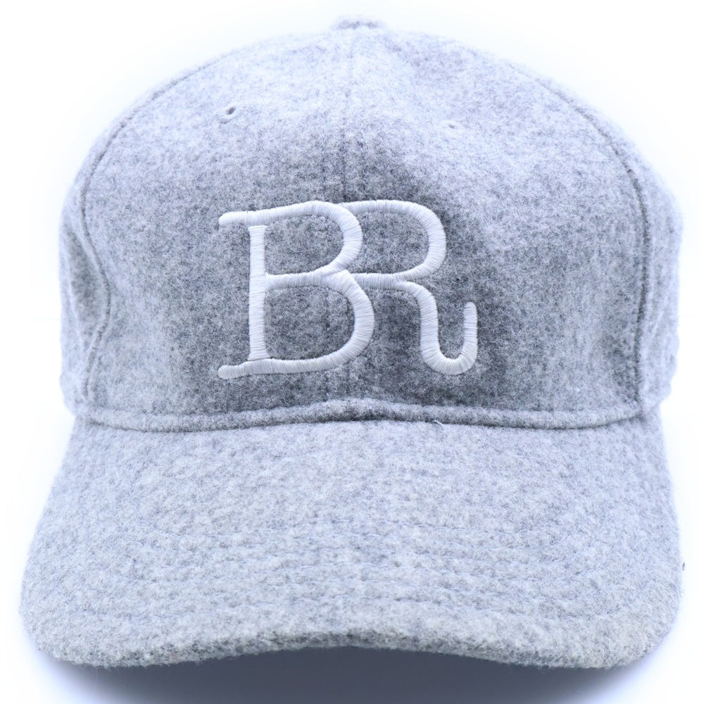 F.C.R.B./F.C.Real Bristol/FCRB(エフシーアールビー/エフシーレアルブリストル) ×NIKE ナイキ BRロゴワッペン刺繍 ウール混 6パネルキャップ 帽子 グレー 424710-451