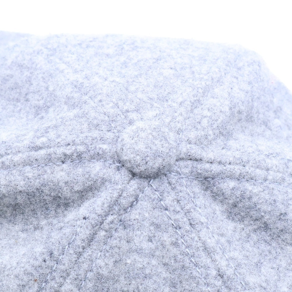 F.C.R.B./F.C.Real Bristol/FCRB(エフシーアールビー/エフシーレアルブリストル) ×NIKE ナイキ BRロゴワッペン刺繍 ウール混 6パネルキャップ 帽子 グレー 424710-451