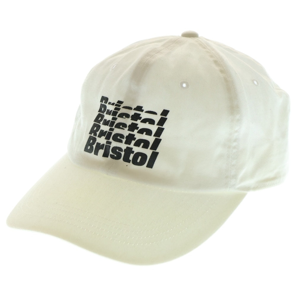 F.C.R.B./F.C.Real Bristol/FCRB(エフシーアールビー/エフシーレアルブリストル) グラデーションロゴプリント 6パネルキャップ 帽子 ホワイト FCRB-178069