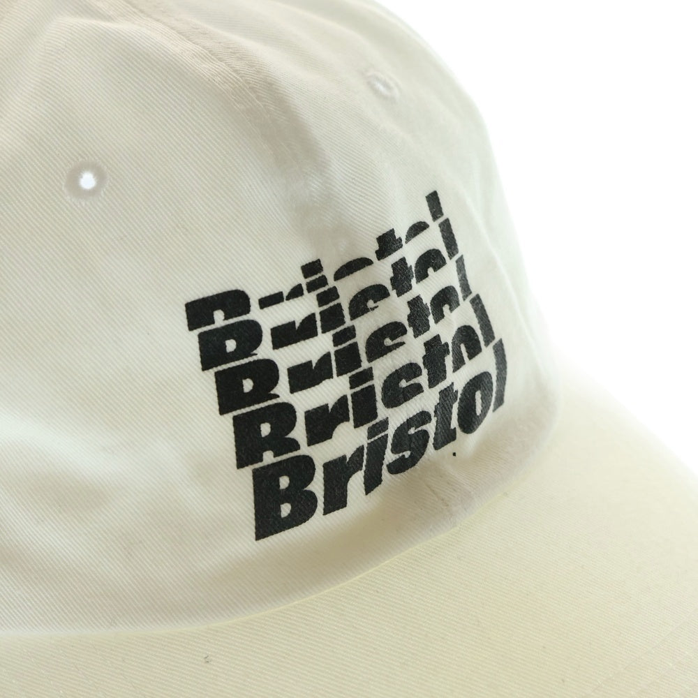 F.C.R.B./F.C.Real Bristol/FCRB(エフシーアールビー/エフシーレアルブリストル) グラデーションロゴプリント 6パネルキャップ 帽子 ホワイト FCRB-178069
