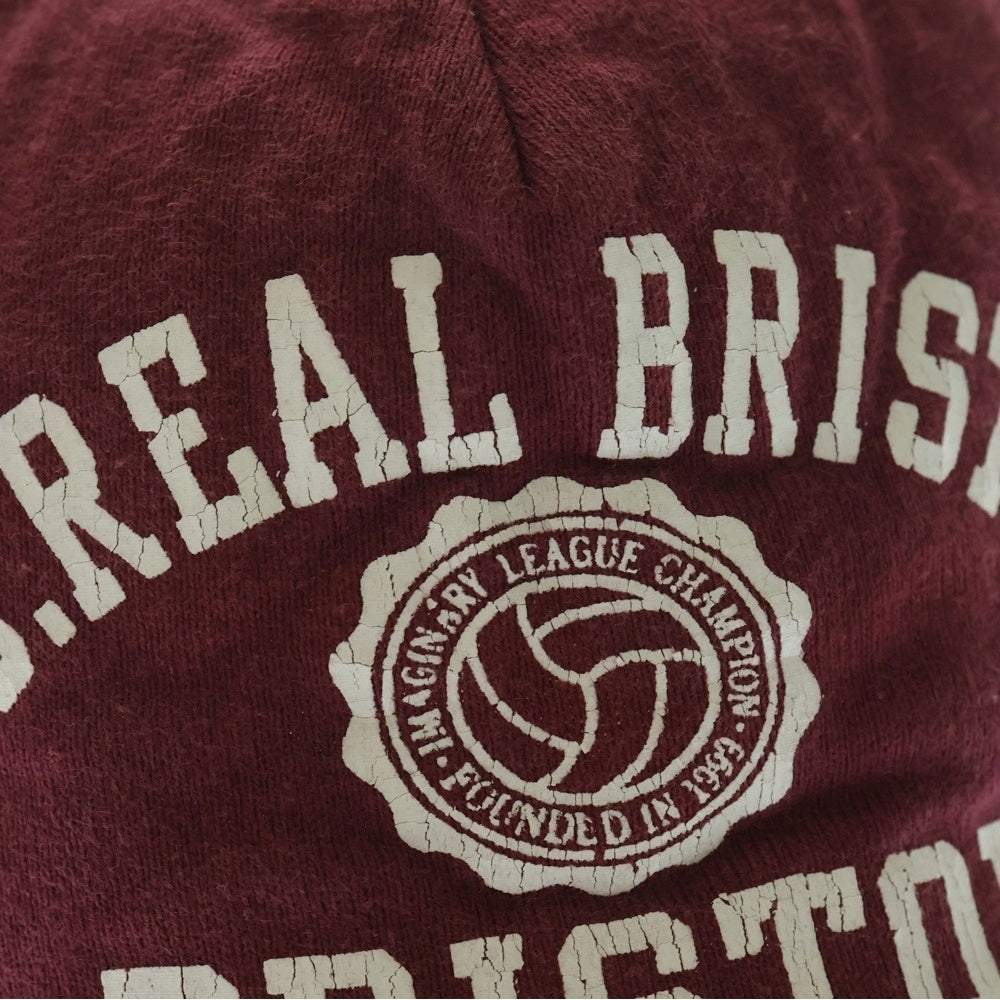 F.C.R.B./F.C.Real Bristol/FCRB(エフシーアールビー/エフシーレアルブリストル) ×NIKE ナイキ カレッジロゴプリント コットンメッシュキャップ 帽子 レッド/ホワイト 319036
