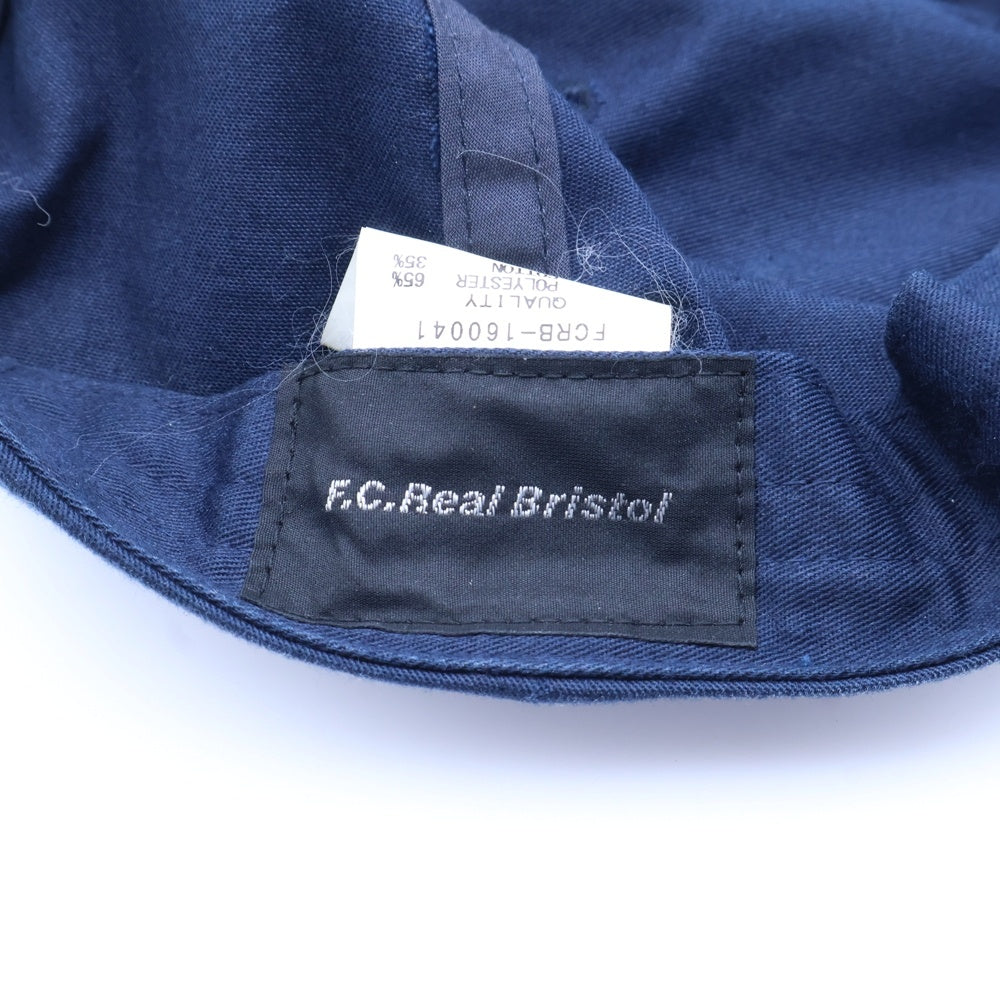 F.C.R.B./F.C.Real Bristol/FCRB(エフシーアールビー/エフシーレアルブリストル) フロントロゴ刺繍 6パネル ベースボールキャップ 帽子 ネイビー FCRB-160041