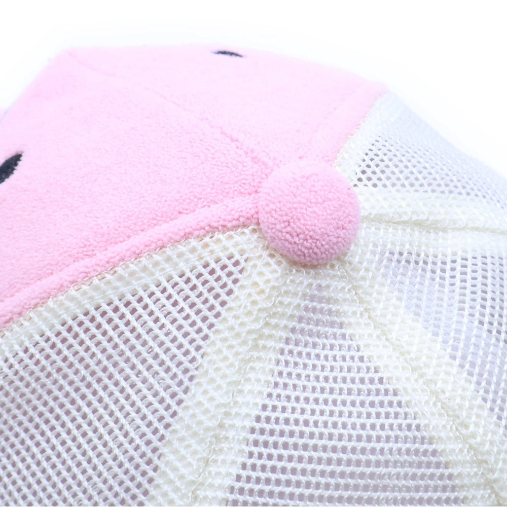 F.C.R.B./F.C.Real Bristol/FCRB(エフシーアールビー/エフシーレアルブリストル) ×NIKE ナイキ フロッキークローバー パイルメッシュキャップ 帽子 ピンク/ホワイト 596110