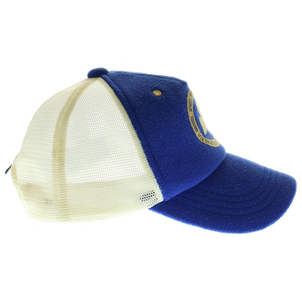 F.C.R.B./F.C.Real Bristol/FCRB(エフシーアールビー/エフシーレアルブリストル) ×NIKE ナイキ フロッキークローバー パイルメッシュキャップ 帽子 ブルー/ホワイト 596110
