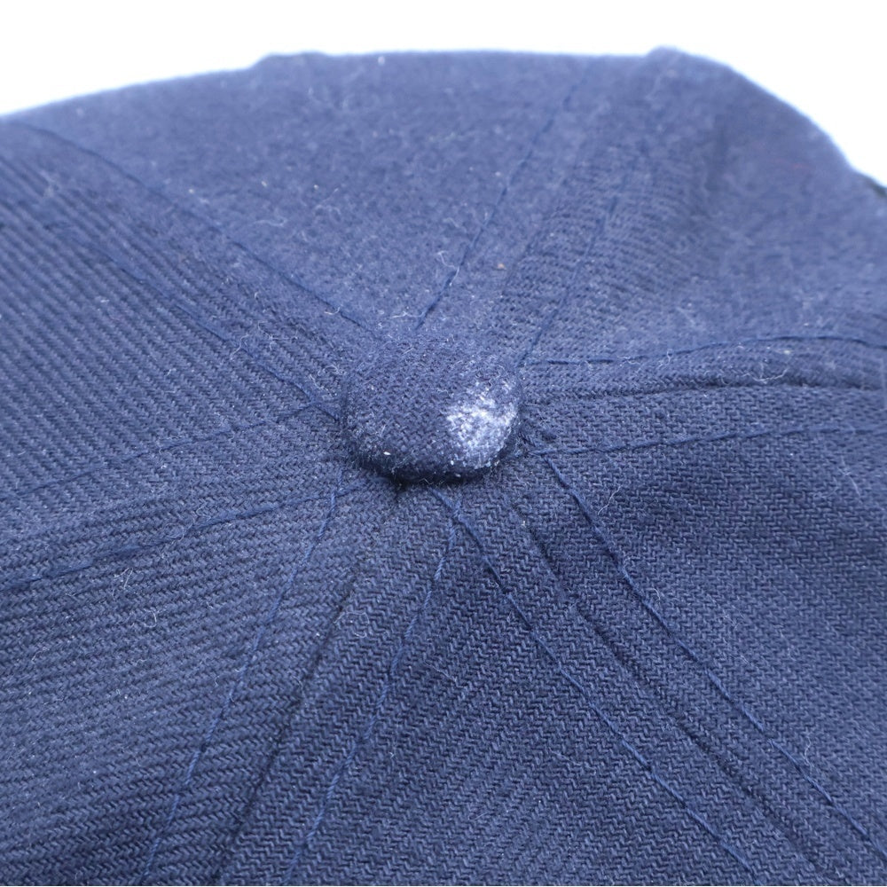 F.C.R.B./F.C.Real Bristol/FCRB(エフシーアールビー/エフシーレアルブリストル) ×NEW ERA ニューエラ ロゴ刺繍 6パネル ベースボールキャップ 帽子 ネイビー FCRB-110003