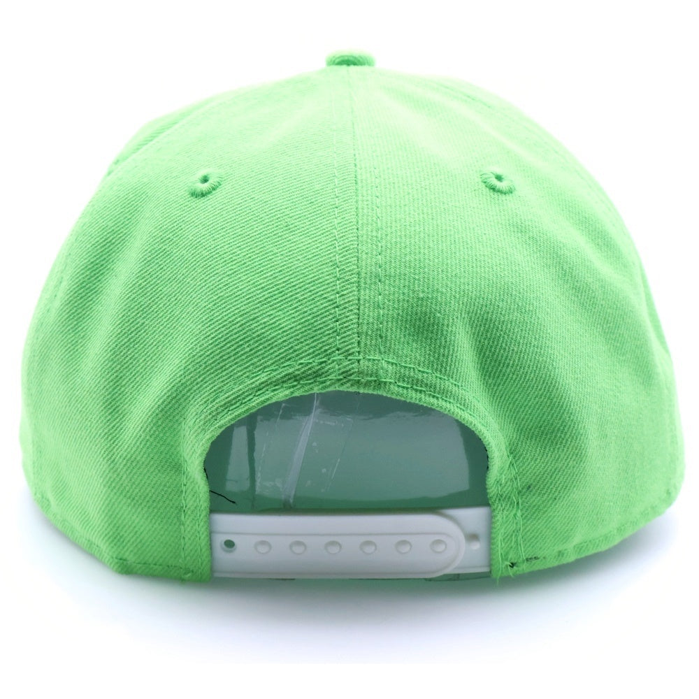 F.C.R.B./F.C.Real Bristol/FCRB(エフシーアールビー/エフシーレアルブリストル) ×NEW ERA ニューエラ ロゴ刺繍 6パネルベースボールキャップ ライトグリーン FCRB-150053