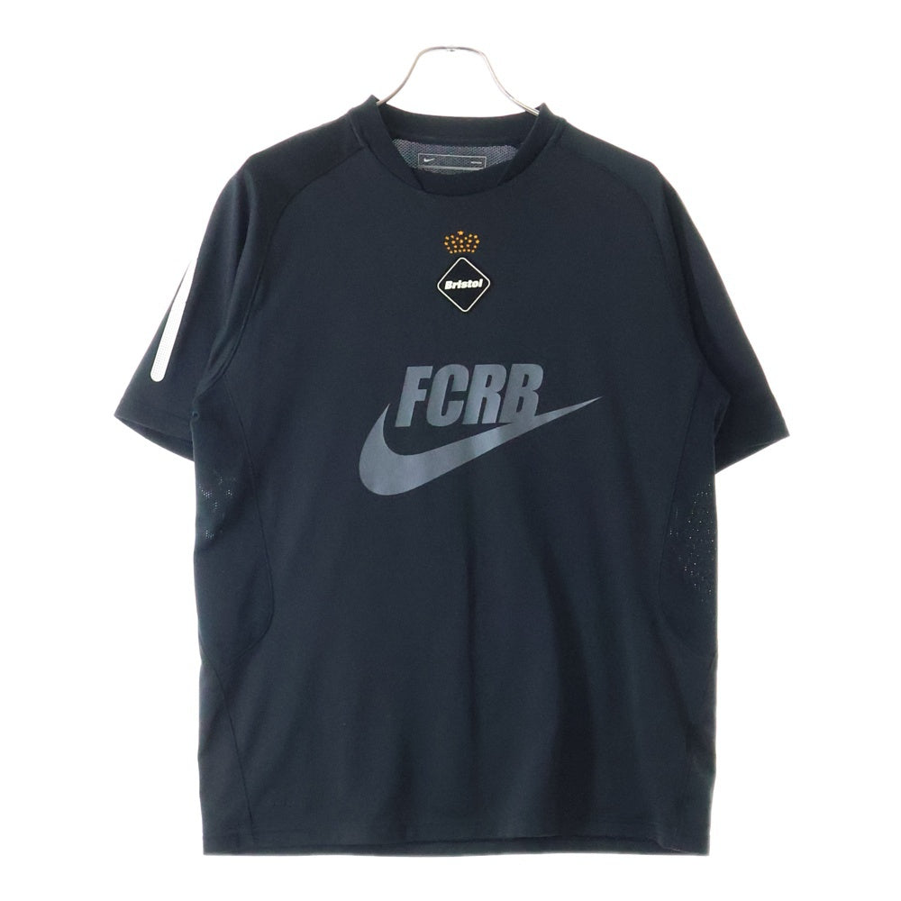 F.C.R.B./F.C.Real Bristol/FCRB(エフシーアールビー/エフシーレアルブリストル) ×NIKE 10SS ナイキ フロントロゴ 半袖ゲームシャツ ブラック 396352