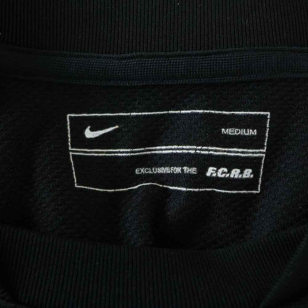 F.C.R.B./F.C.Real Bristol/FCRB(エフシーアールビー/エフシーレアルブリストル) ×NIKE 10SS ナイキ フロントロゴ 半袖ゲームシャツ ブラック 396352