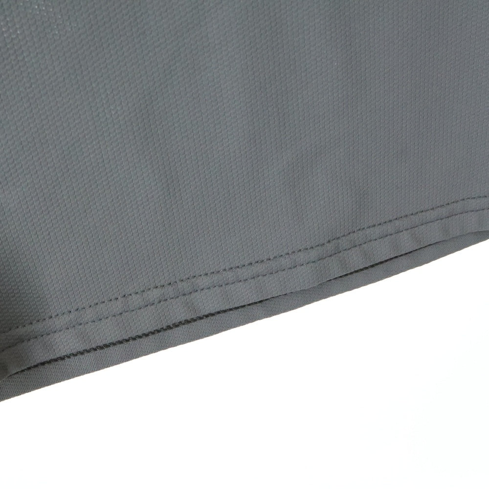 F.C.R.B./F.C.Real Bristol/FCRB(エフシーアールビー/エフシーレアルブリストル) ×NIKE ナイキ ラバーロゴデザイン クルーネック メッシュカットソー 半袖Tシャツ グレー 534636-009