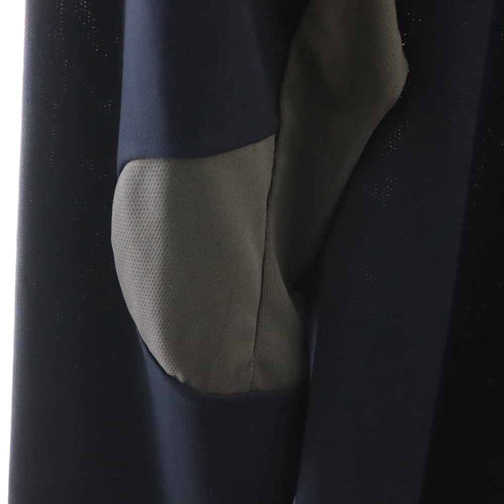 F.C.R.B./F.C.Real Bristol/FCRB(エフシーアールビー/エフシーレアルブリストル) ×NIKE ナイキ スウッシュ ロゴデザイン ハーフジップ 長袖カットソー ブルー 378421