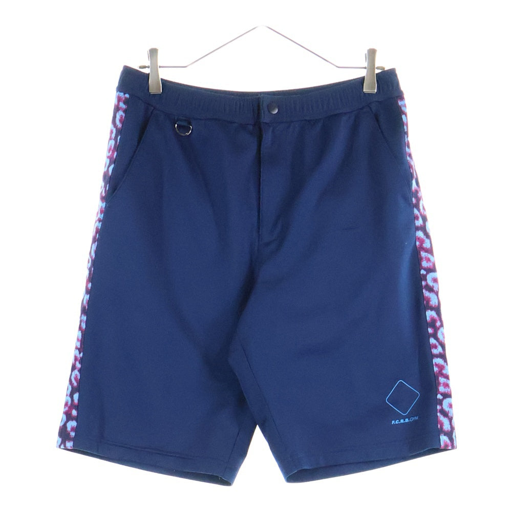 F.C.R.B./F.C.Real Bristol/FCRB(エフシーアールビー/エフシーレアルブリストル) ×NIKE ナイキ サイドレオパード ロゴプリント ハーフパンツ ショーツ ネイビー440617-450
