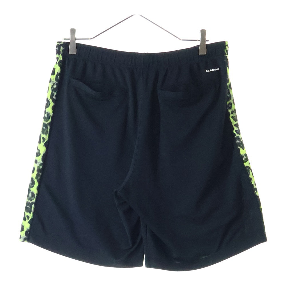 F.C.R.B./F.C.Real Bristol/FCRB(エフシーアールビー/エフシーレアルブリストル) × NIKE ナイキ ロゴプリント レオパード 切替 ショーツ ハーフパンツ ブラック 57738‐012