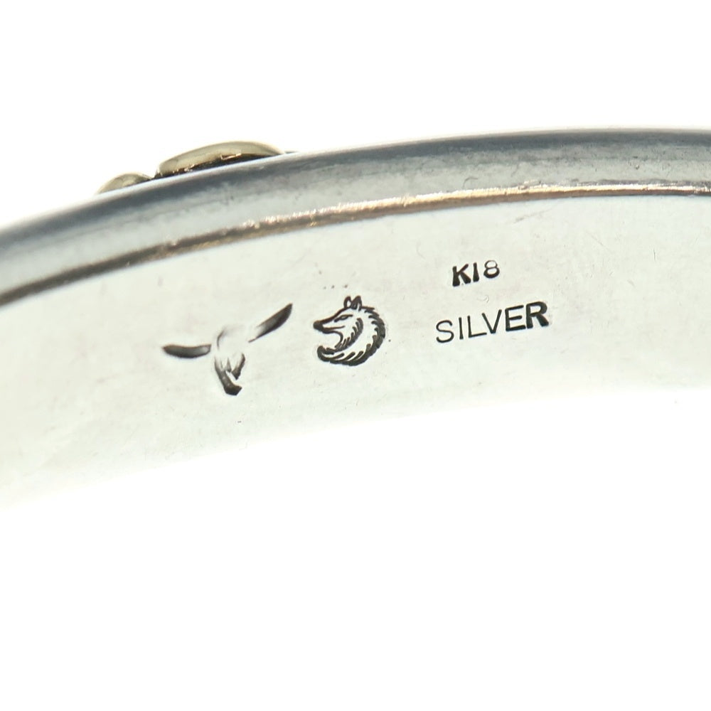 TADY & KING(タディアンドキング) イーグルフェイス GPローズ バングル ブレスレット シルバー/ゴールド