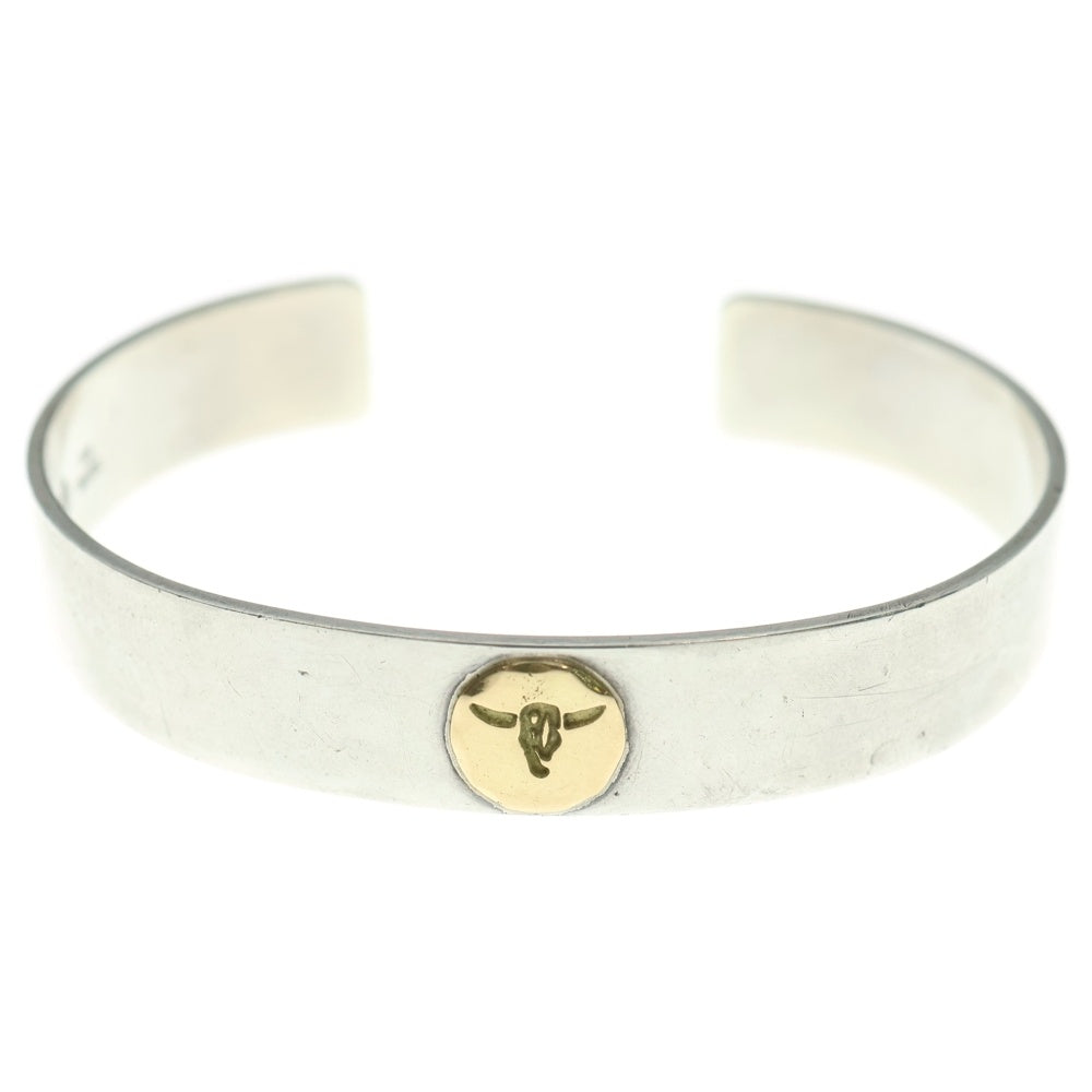 TADY & KING(タディアンドキング) 平打ちバングル GPロングホーン ブレスレット シルバー/ゴールド