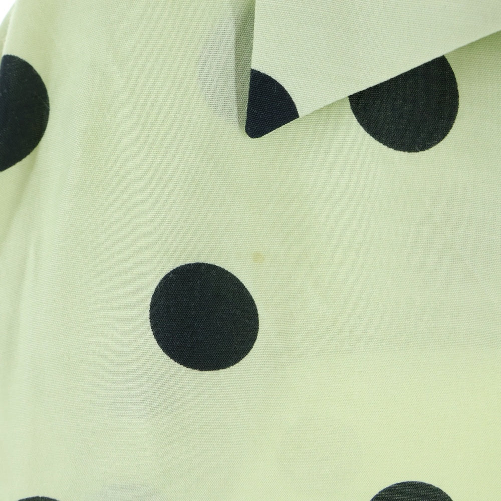 WACKO MARIA(ワコマリア) 24SS DOTS OPEN COLLAR SHIRT ドット柄