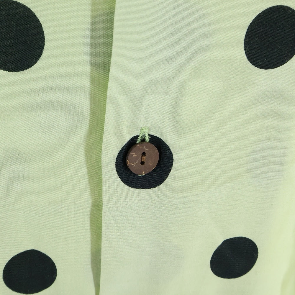 WACKO MARIA(ワコマリア) 24SS DOTS OPEN COLLAR SHIRT ドット柄