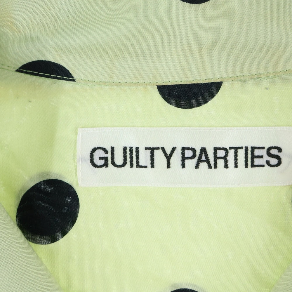 WACKO MARIA(ワコマリア) 24SS DOTS OPEN COLLAR SHIRT ドット柄