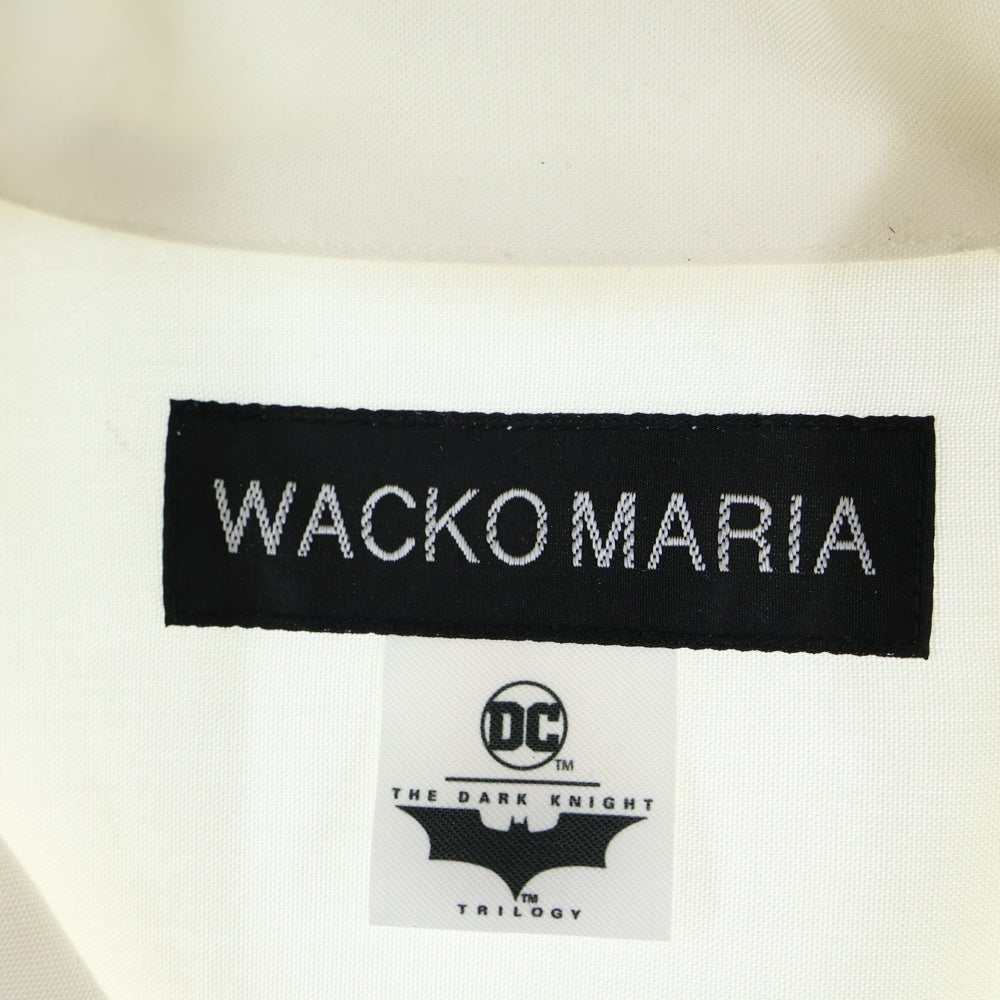 WACKO MARIA(ワコマリア) 25SS THE DARK KNIGHT TRILOGY / S/S HAWAIIAN SHIRT ダーク ナイト トリロジー オープンカラー 半袖シャツ ホワイト TDKT-WM-HI04