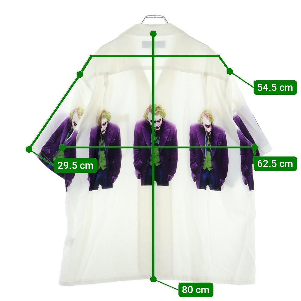 WACKO MARIA(ワコマリア) 25SS THE DARK KNIGHT TRILOGY / S/S HAWAIIAN SHIRT ダーク ナイト トリロジー オープンカラー 半袖シャツ ホワイト TDKT-WM-HI04