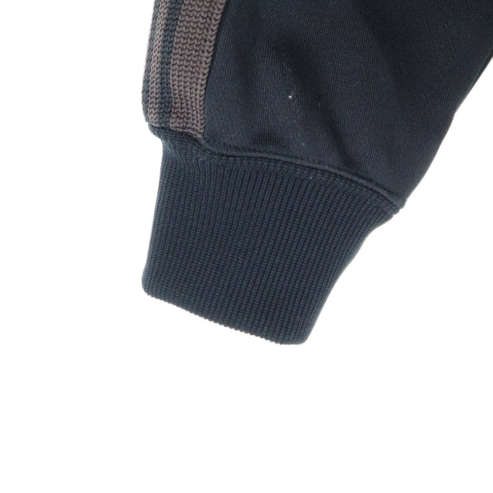 Needles(ニードルス) 24AW POLY SMOOTH TRACK JACKET ポリスムース ジップアップ トラックジャケット ブラック/ブラウン PU271