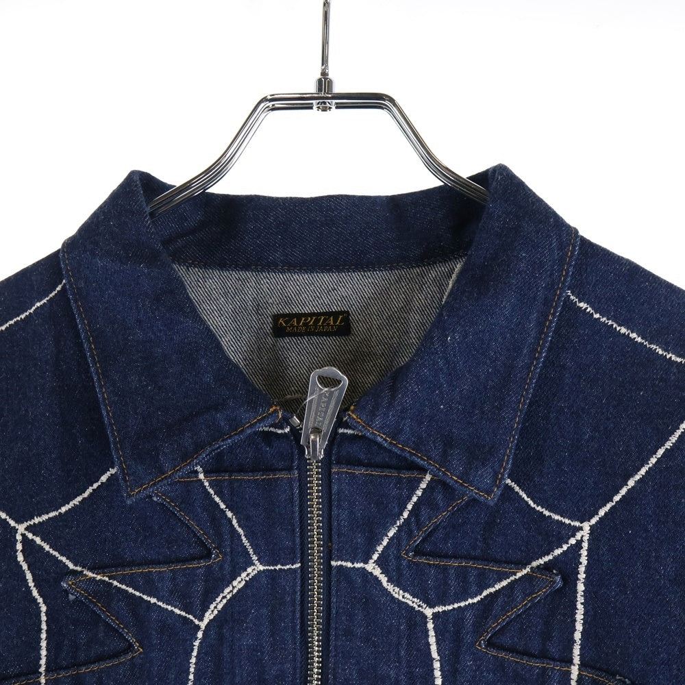 KAPITAL(キャピタル) 13oz Denim Thunderbird Blouson デニム サントドミンゴサンダーバード ブルゾン ジャケット インディゴ K2504LJ179