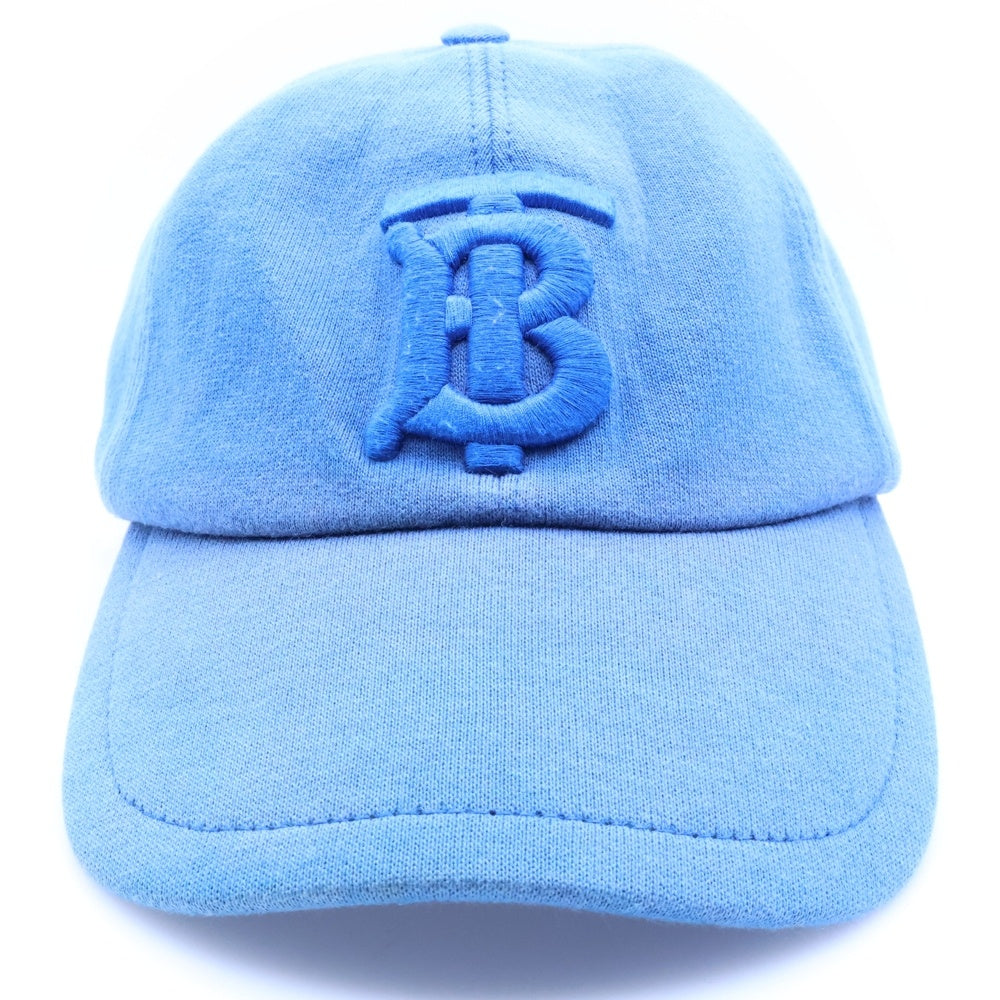 BURBERRY(バーバリー) 22SS TB ロゴ コットン 6パネルキャップ 帽子 ブルー 8031020