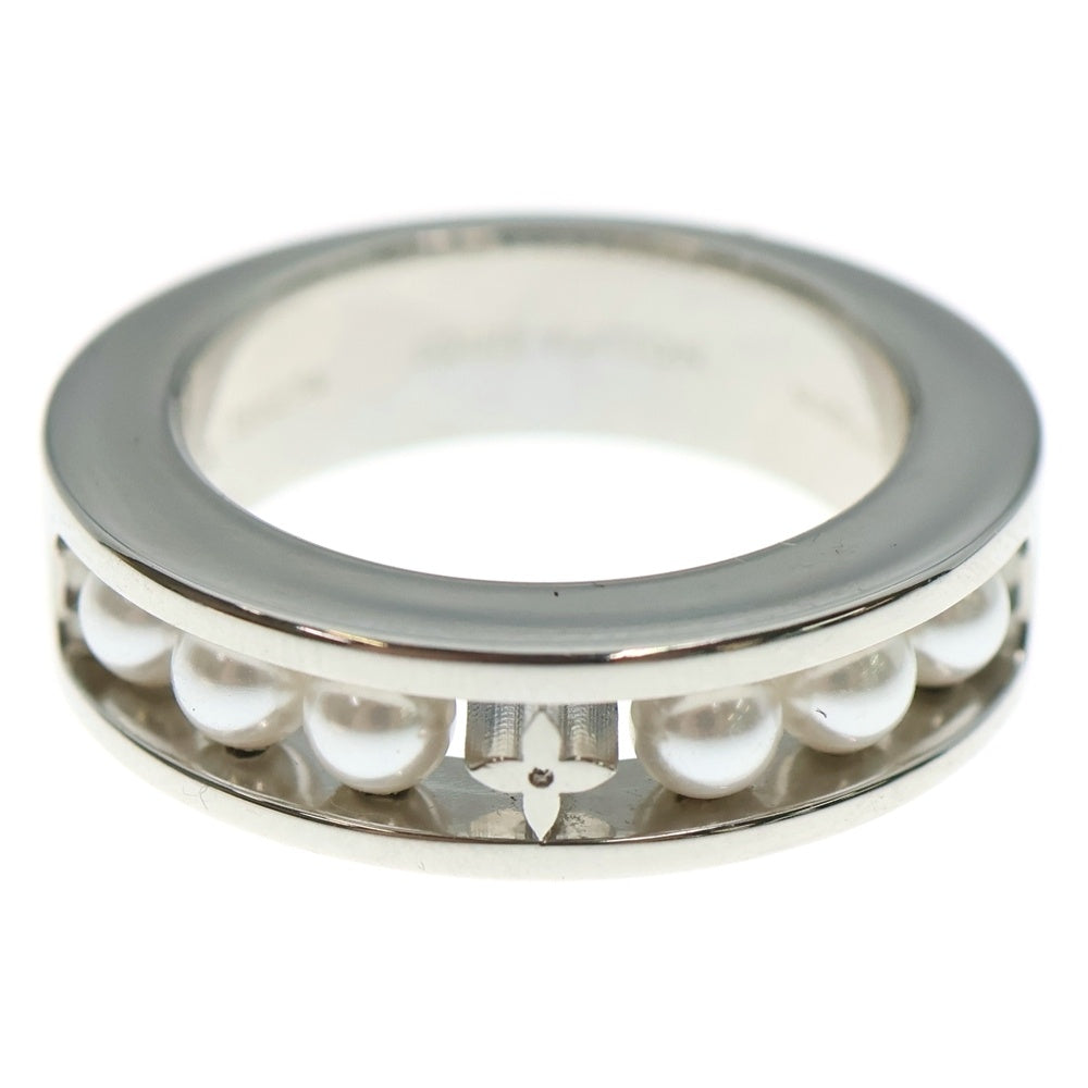 LOUIS VUITTON(ルイヴィトン) モノグラム パール リング シルバー M1550L TE0274