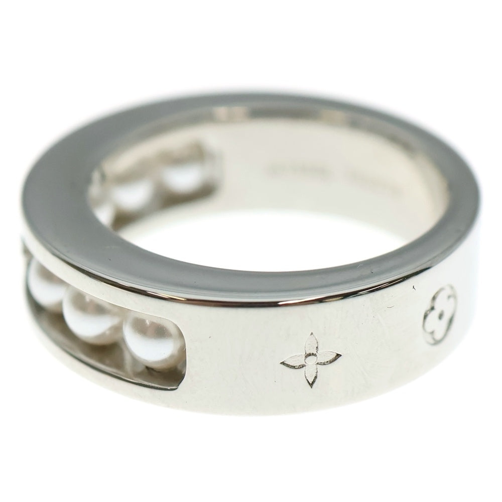 LOUIS VUITTON(ルイヴィトン) モノグラム パール リング シルバー M1550L TE0274