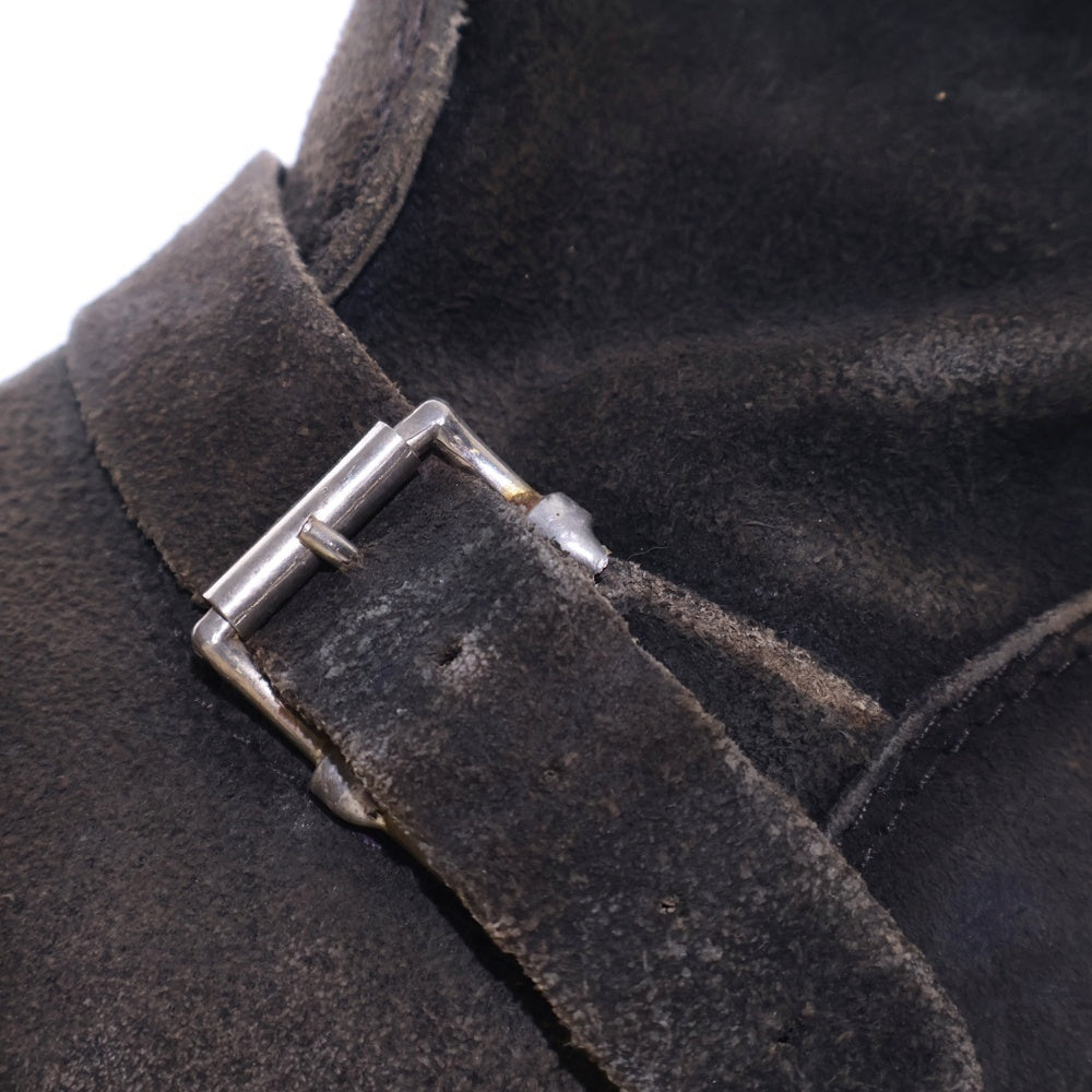 NO BRAND(ノーブランド) VINTAGE ヴィンテージ スエード エンジニアブーツ ブラック