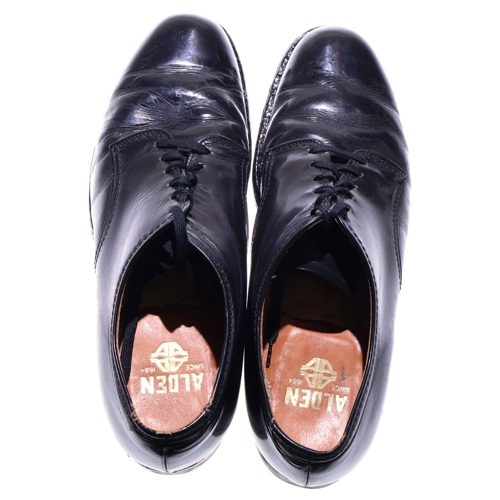 Alden(オールデン) 407 コードバン プレーントゥ レザーシューズ ブラック