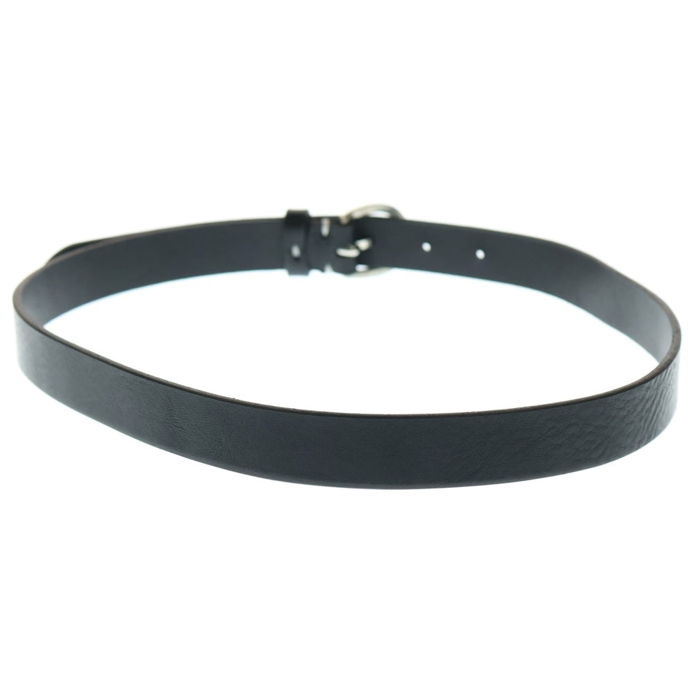 NO BRAND(ノーブランド) DECi デシ Single Narrow Belt シングルナロー レザーベルト ブラック