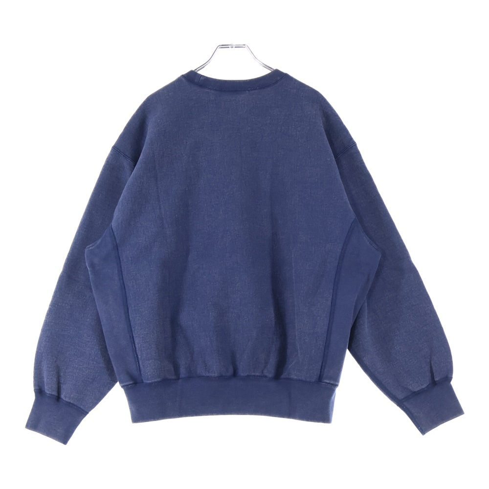 SUPREME(シュプリーム) 25SS Washed Box Logo Crewneck ウォッシュド ボックスロゴ クルーネック スウェット トレーナー ネイビー