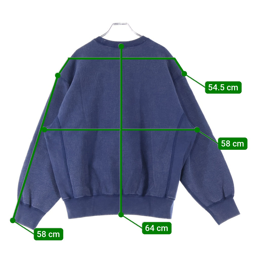 SUPREME(シュプリーム) 25SS Washed Box Logo Crewneck ウォッシュド ボックスロゴ クルーネック スウェット トレーナー ネイビー