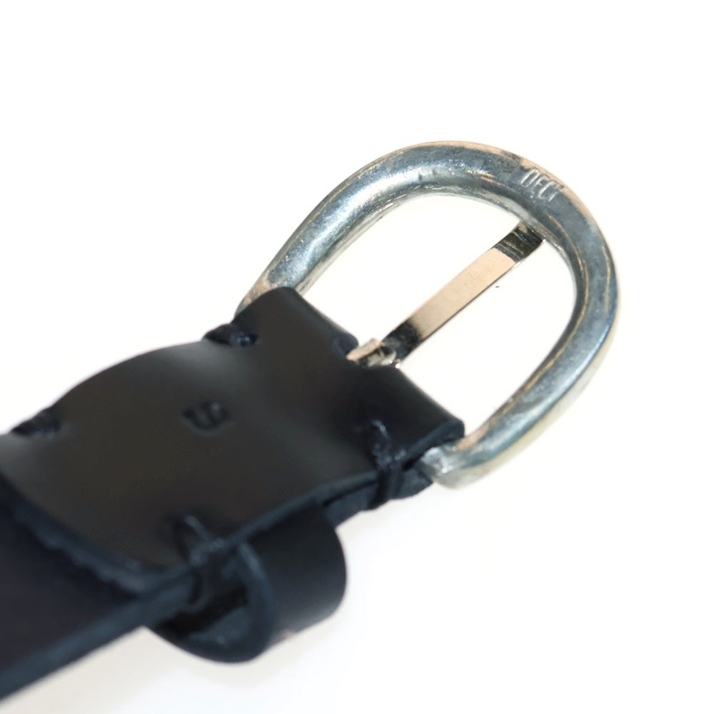 OVY(オヴィー) Bridle studs narrow belt ブライドルレザー スタッズ ナローベルト ブラック