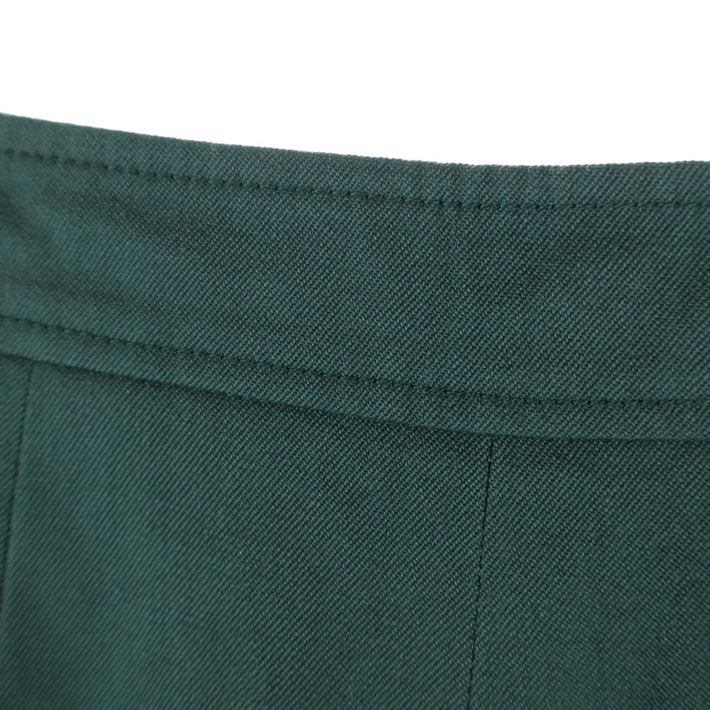 JIL SANDER(ジルサンダー) 21SS ヴァージンウール サイドジップ テーパードパンツ レディース グリーン JSPT301300 WT202500