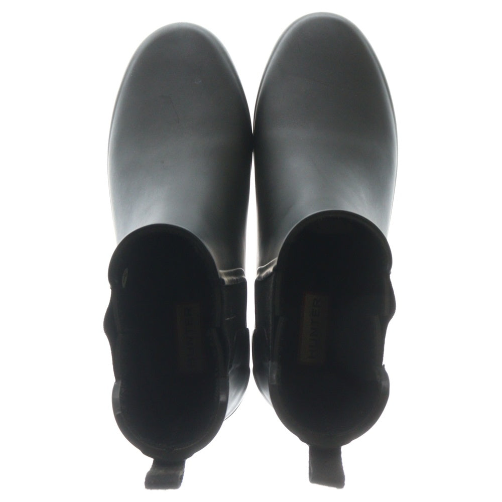 HUNTER(ハンター) ORIGINAL REFINED CHELSEA オリジナル リファインド チェルシーブーツ レインシューズ レディース ブラック WFS1017RMA