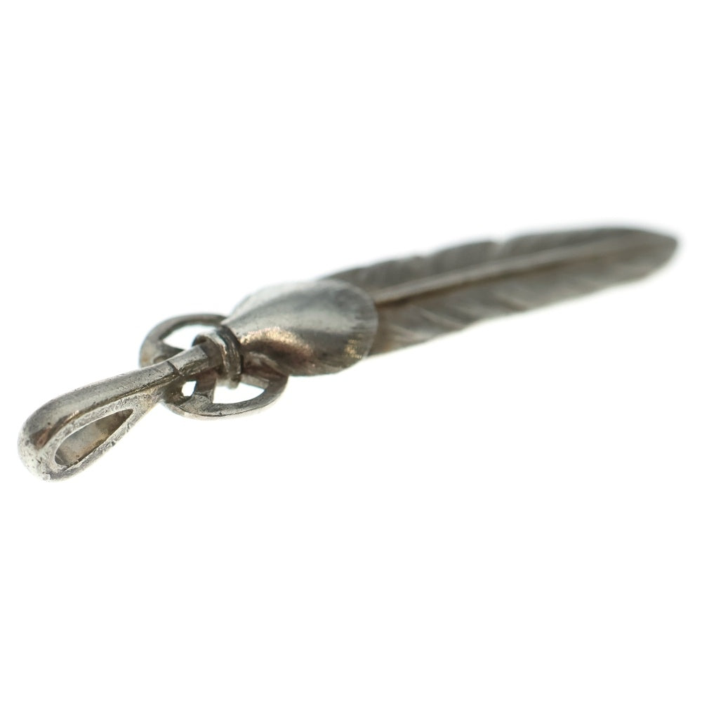 goro's(ゴローズ) SVハートホイールフェザー中 ペンダントトップ シルバー