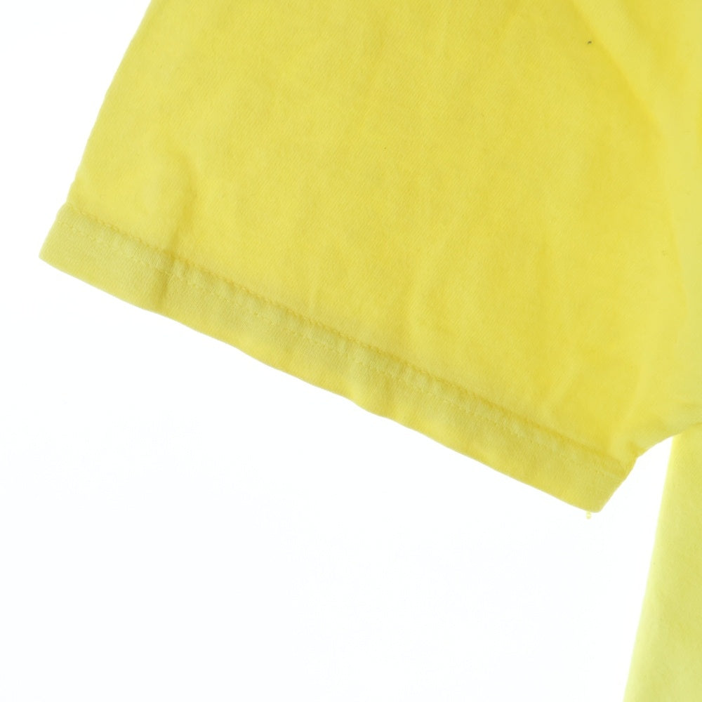 VINTAGE(ヴィンテージ) 90S VINTAGE BAD BRAINS 1995 TRASH RECORDS HANES ヴィンテージ USA製 バッドブレインズ トラッシュレコーズ 両面プリント クルーネック 半袖Tシャツ イエロー