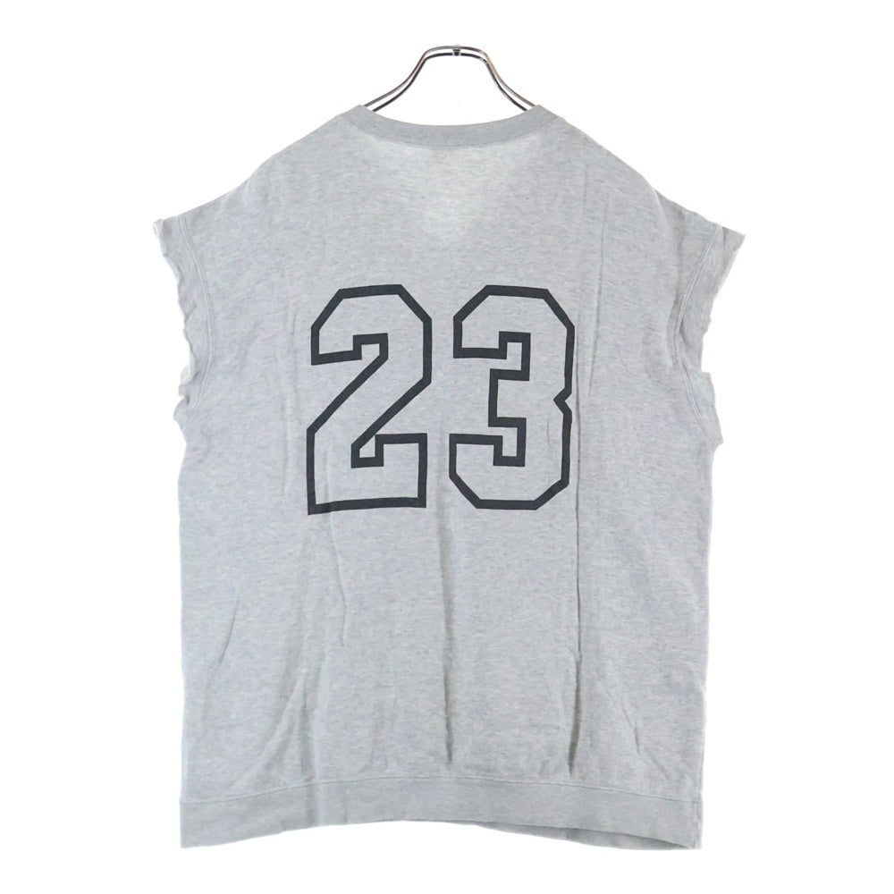 WTAPS(ダブルタップス) 00S ROGUE 両面プリント スウェット ノースリーブプルオーバー グレー TSDT-AB-04