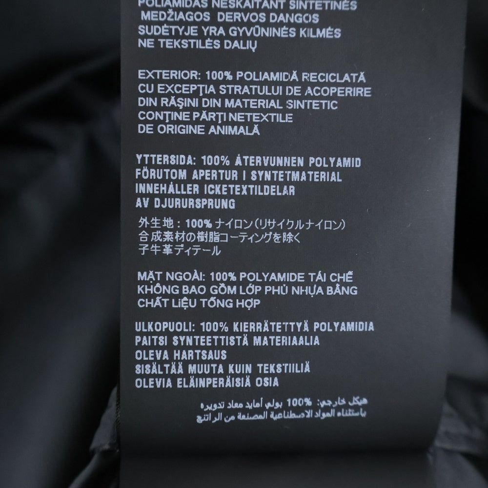 PRADA(プラダ) RE-NYLON リナイロン トライアングルロゴプレート オープンカラーシャツ ブラック SC449 S182 1WQ8 RFID