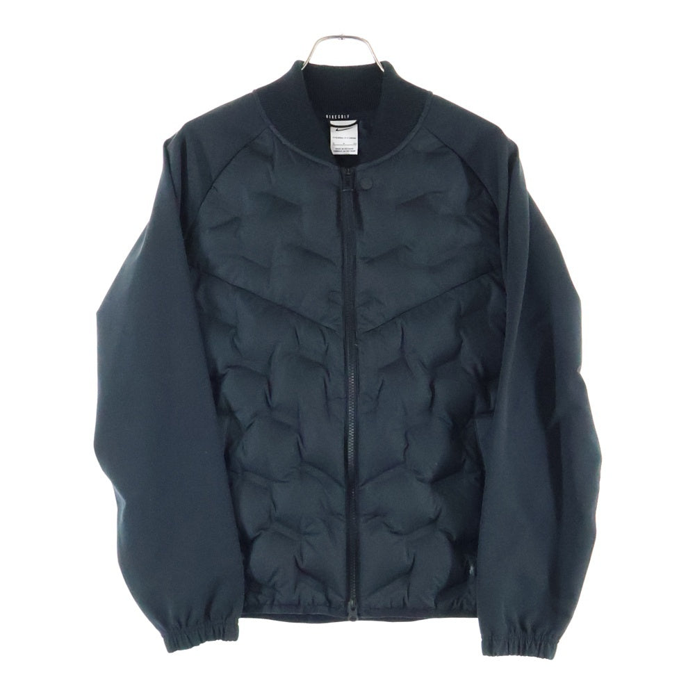 NIKE(ナイキ) THERMA FIT ADV サーマフィット ジップアップナイロンダウンジャケット ブルゾン ブラック DA2886-010