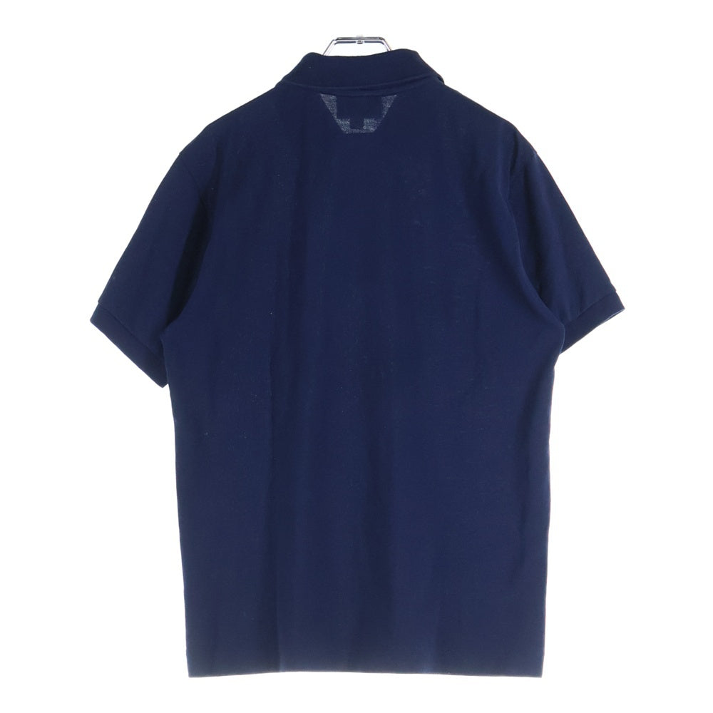 LACOSTE(ラコステ) フロント刺繍 ショートスリーブ 半袖ポロシャツ ネイビー L1212