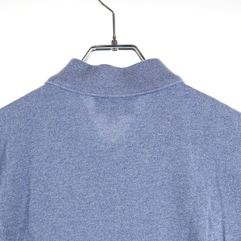 LACOSTE(ラコステ) フロント刺繍 ショートスリーブ 半袖ポロシャツ ブルー PH7937