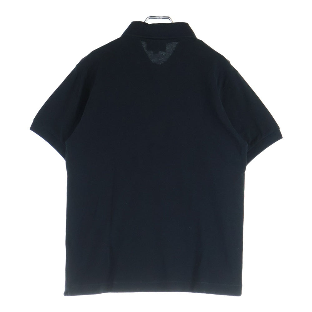 LACOSTE(ラコステ) フロント刺繍 ショートスリーブ 半袖ポロシャツ ブラック PH012J