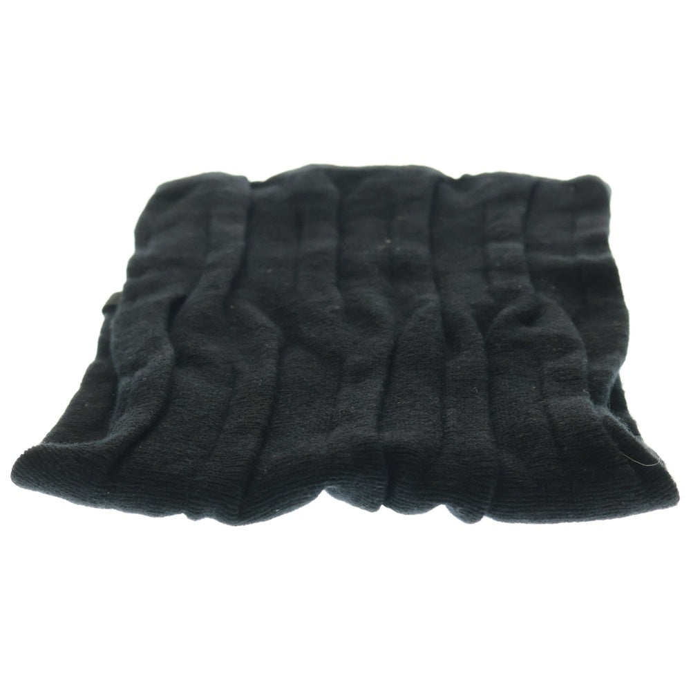 ISAMU KATAYAMA BACKLASH(イサムカタヤマバックラッシュ) カシミヤ混 ウールニットスヌード ブラック 866-03