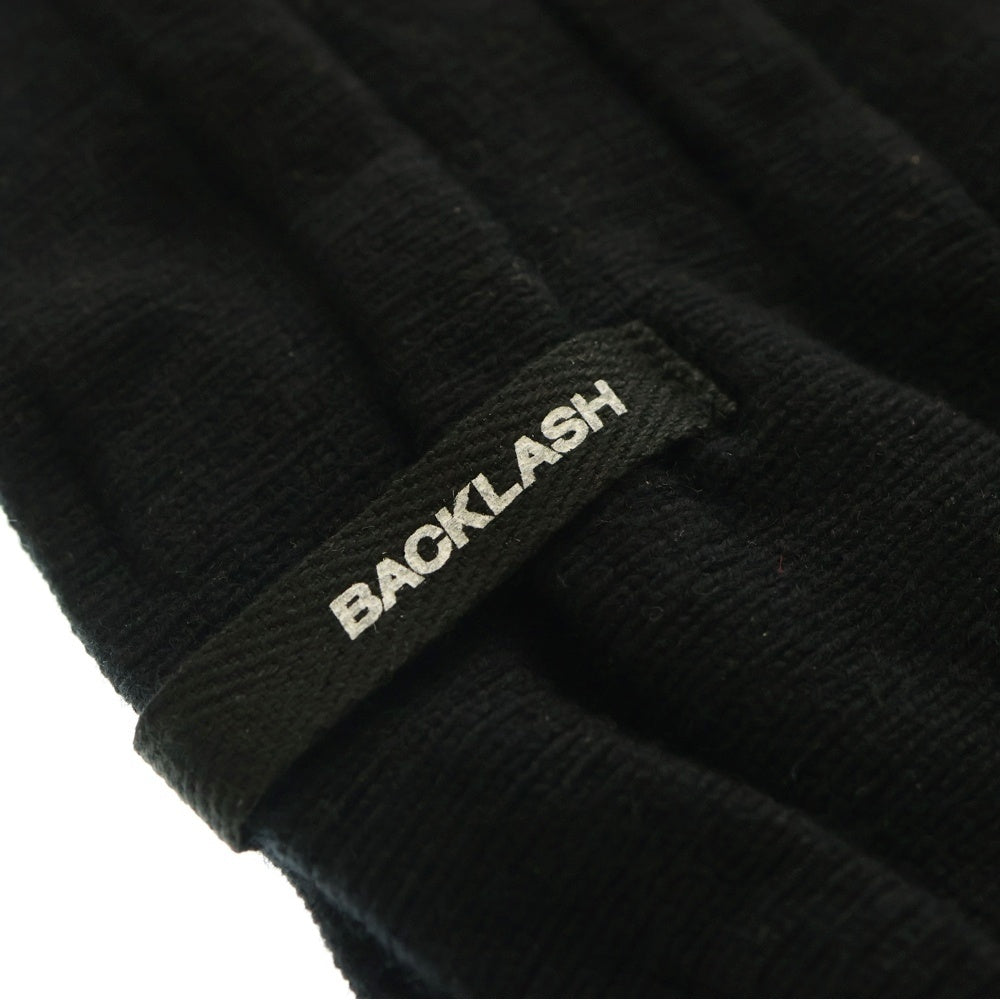 ISAMU KATAYAMA BACKLASH(イサムカタヤマバックラッシュ) カシミヤ混 ウールニットスヌード ブラック 866-03