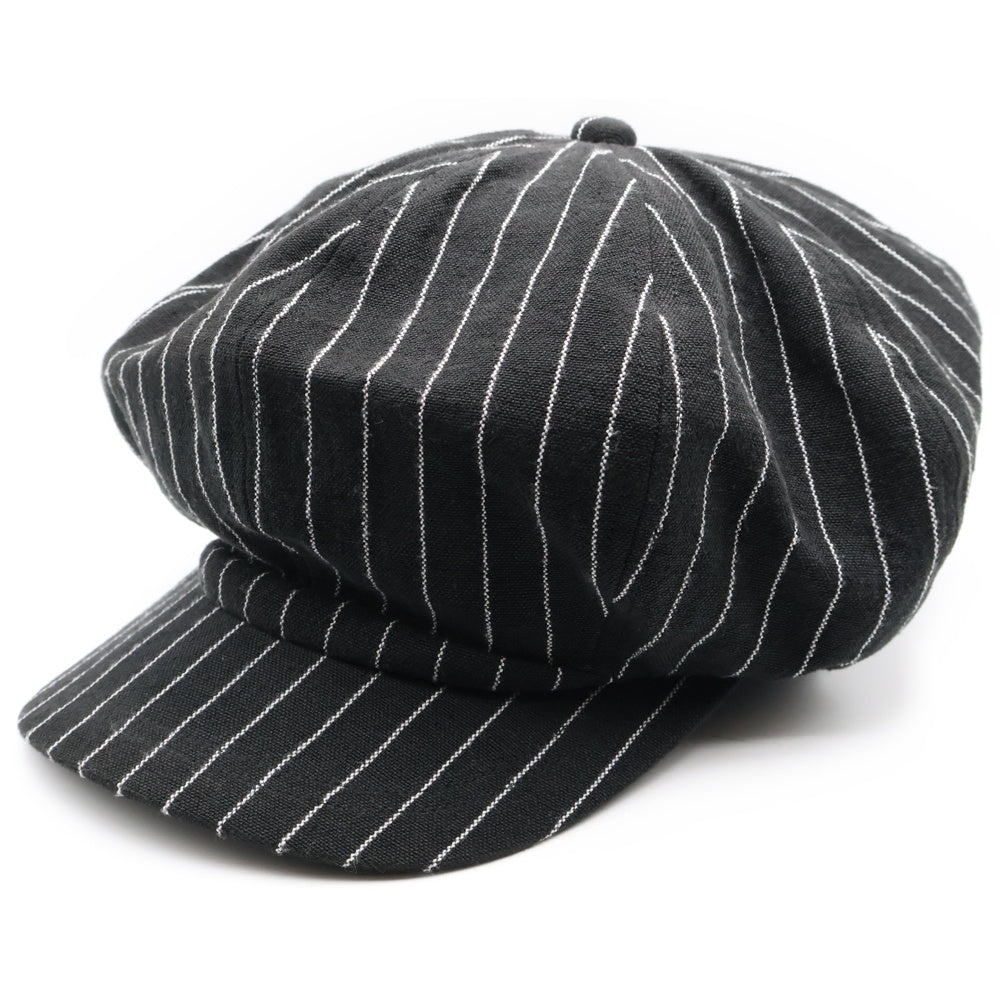ISAMU KATAYAMA BACKLASH(イサムカタヤマバックラッシュ) リネンキャスケット 帽子 ブラック 874-01