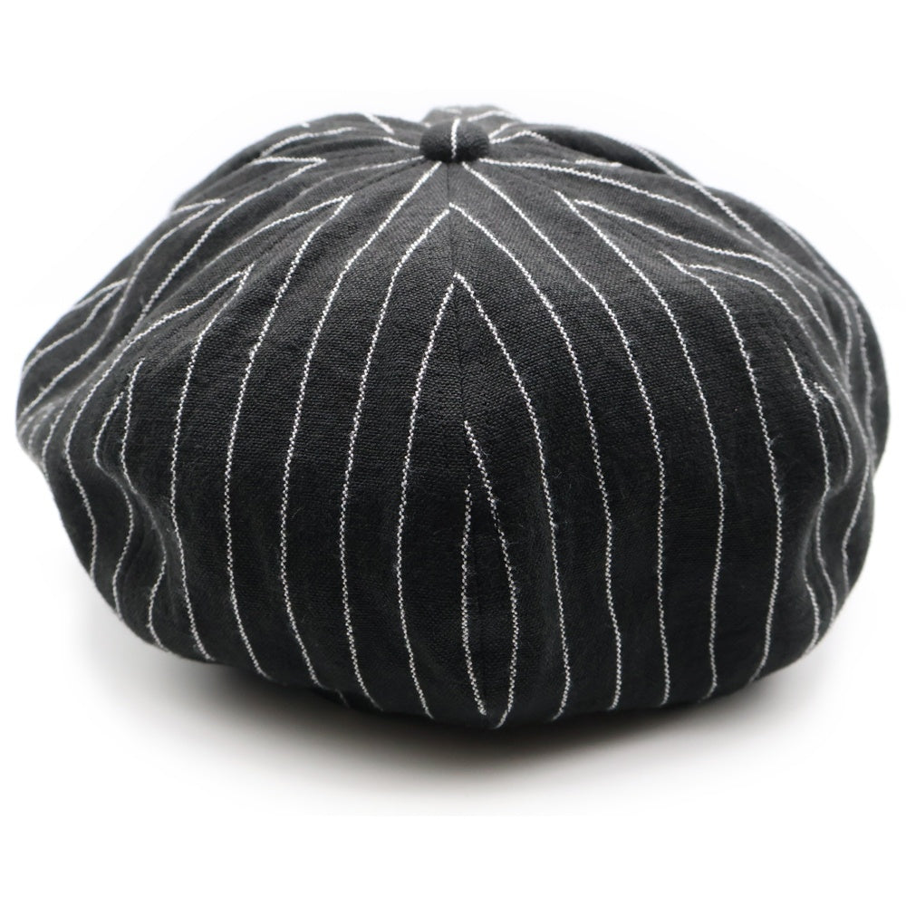 ISAMU KATAYAMA BACKLASH(イサムカタヤマバックラッシュ) リネンキャスケット 帽子 ブラック 874-01