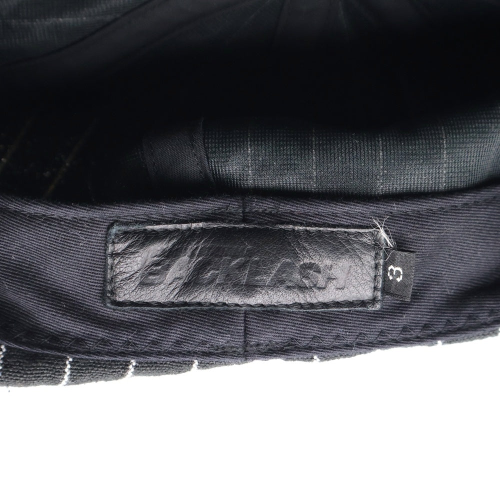 ISAMU KATAYAMA BACKLASH(イサムカタヤマバックラッシュ) リネンキャスケット 帽子 ブラック 874-01