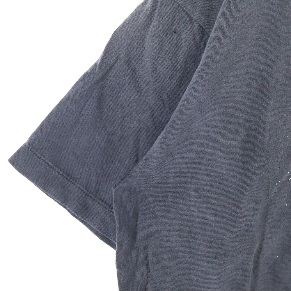 SAINT MICHAEL(セントマイケル) 25SS JESUS S/S TEE ジーザスプリントTシャツ 半袖クルーネックカットソー グレー SM-HR8-0000-016